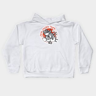 Devil Chicken Fight Kids Hoodie